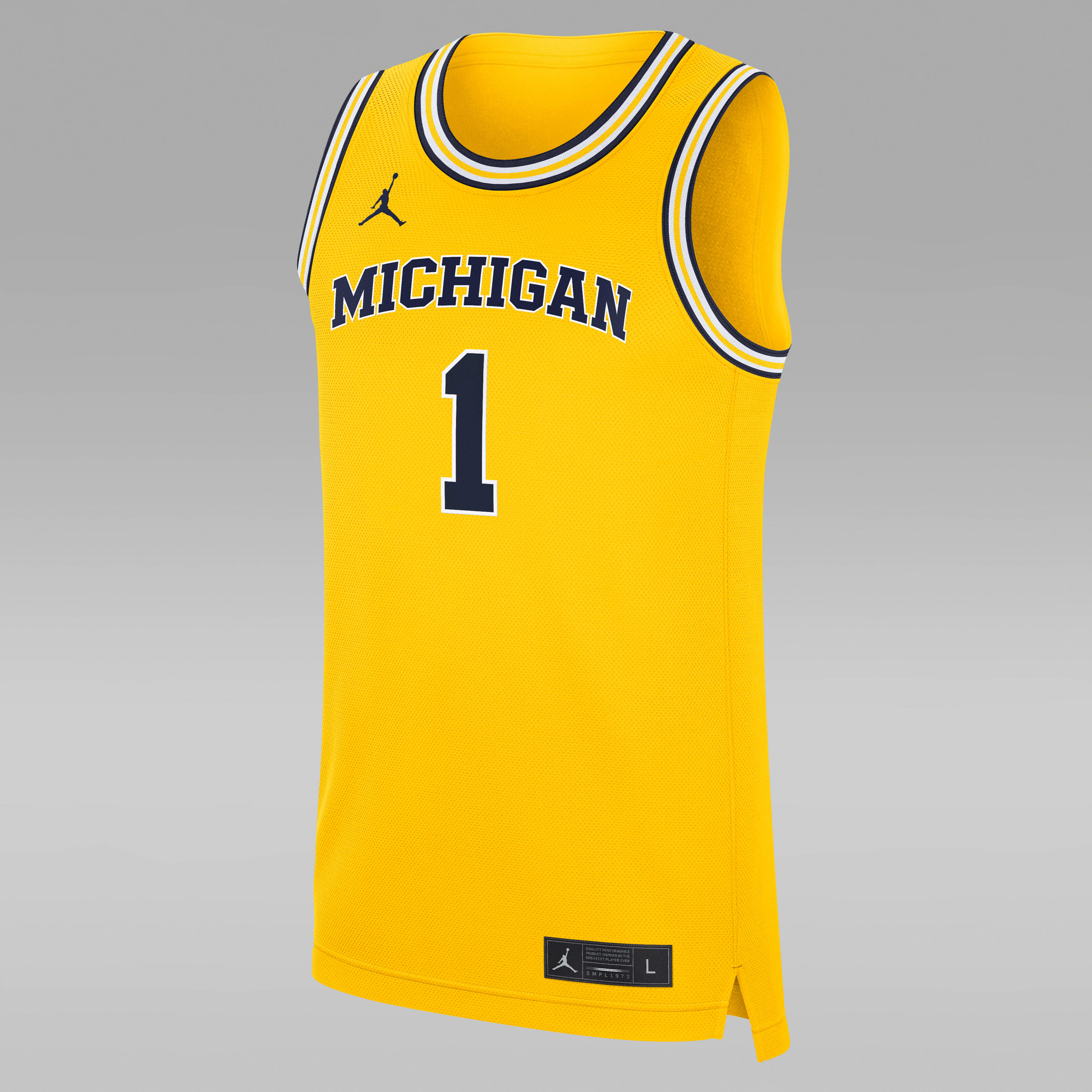 Nike Michigan Wolverines Replica Men s Jordan Brand College Basketball Jersey The Summit at Fritz Farm
